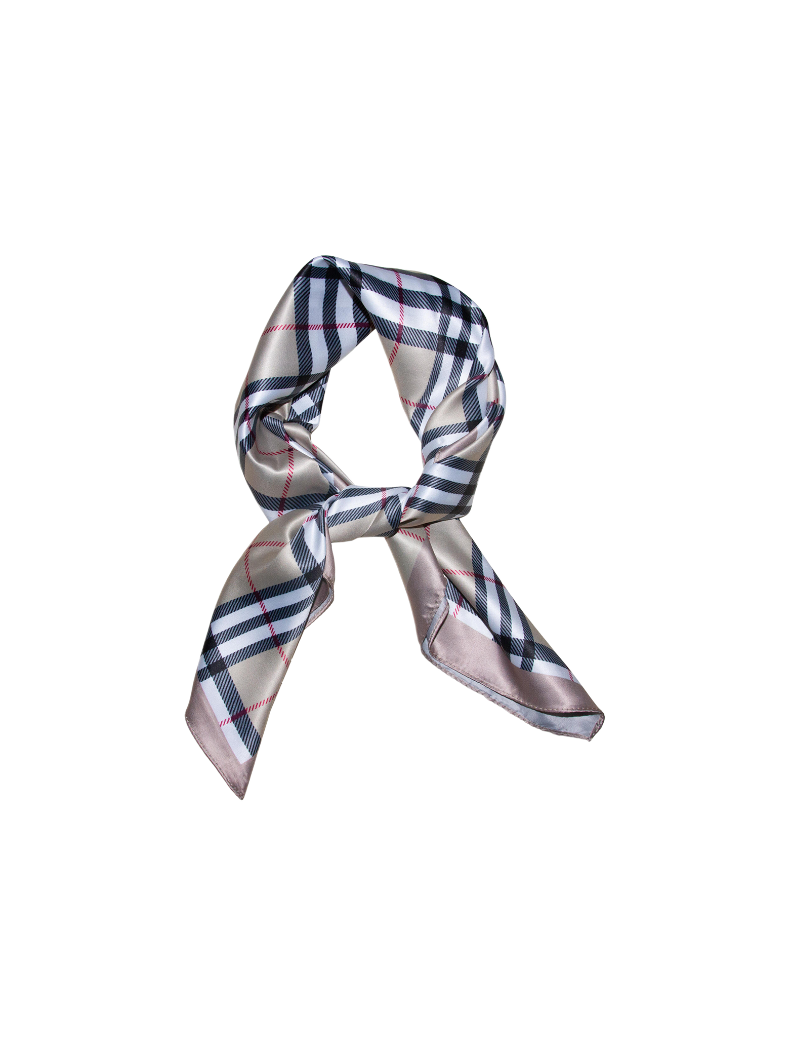 Skjerf ruter - Beige